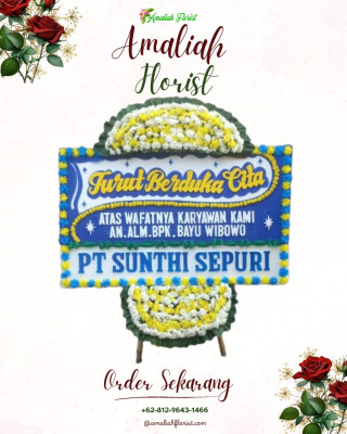 Papan Bunga Duka di Wanaraya