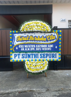 Papan Bunga Duka di Wanaraya