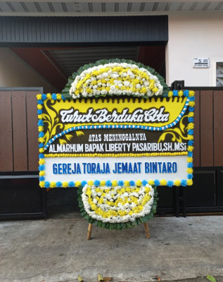 Papan Bunga Duka di Wanaraya