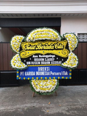 Papan Bunga Duka di Wanaraya