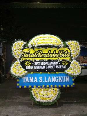 Papan Bunga Duka di Wanaraya